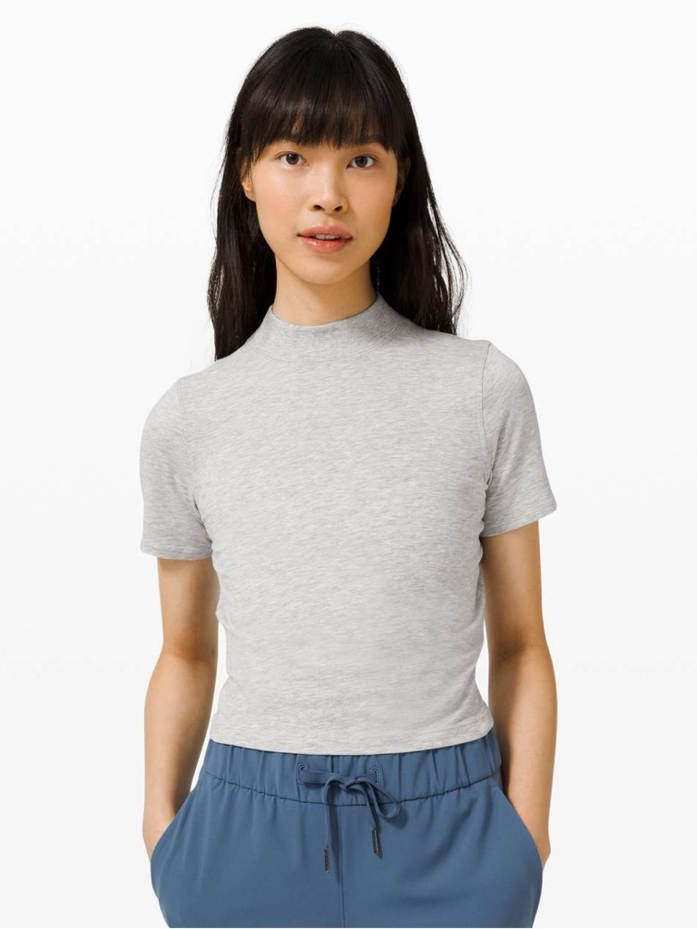 Lululemon Kitsilano Mock Neck Tee